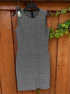 St. John zig zag dress